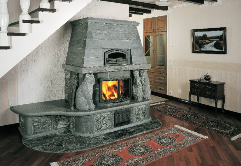 Авторская модель аккумуляционной печи из стеатита
