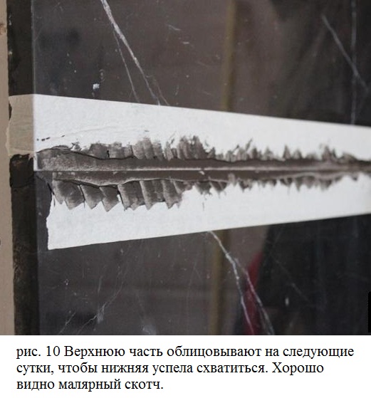 облицовка верхней части