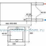 П-образный печной котел из листового металла