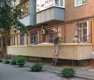 Пристройка балкона к дому