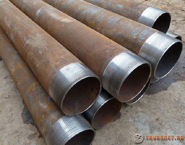 фото: стальные канализационные трубы