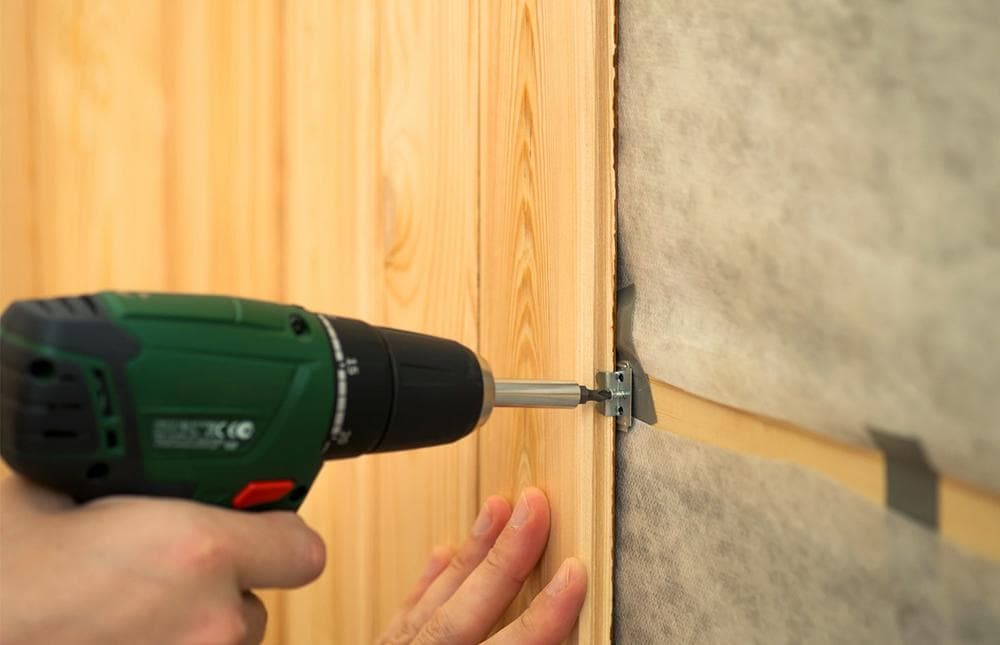 Крепление вагонки