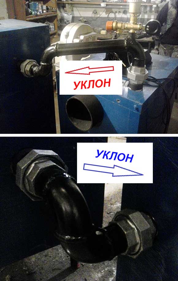 Подключение бака к ТТ-котлу напрямую