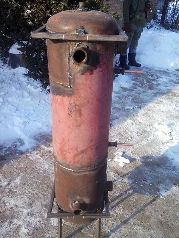 Изготовление емкости из пропанового баллона