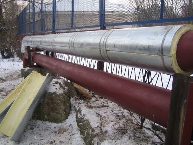 Теплоизоляция трубопровода