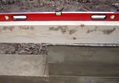 Установка нижней обвязки