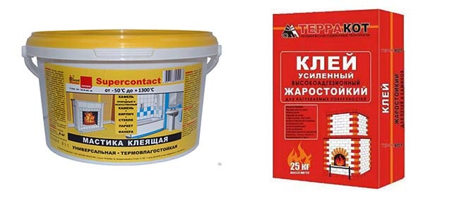 Клеящие термостойкие смеси