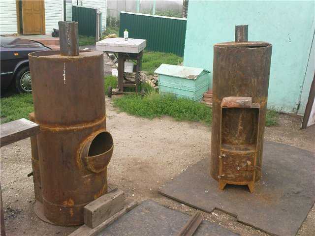 Вертикальная печь для бани.