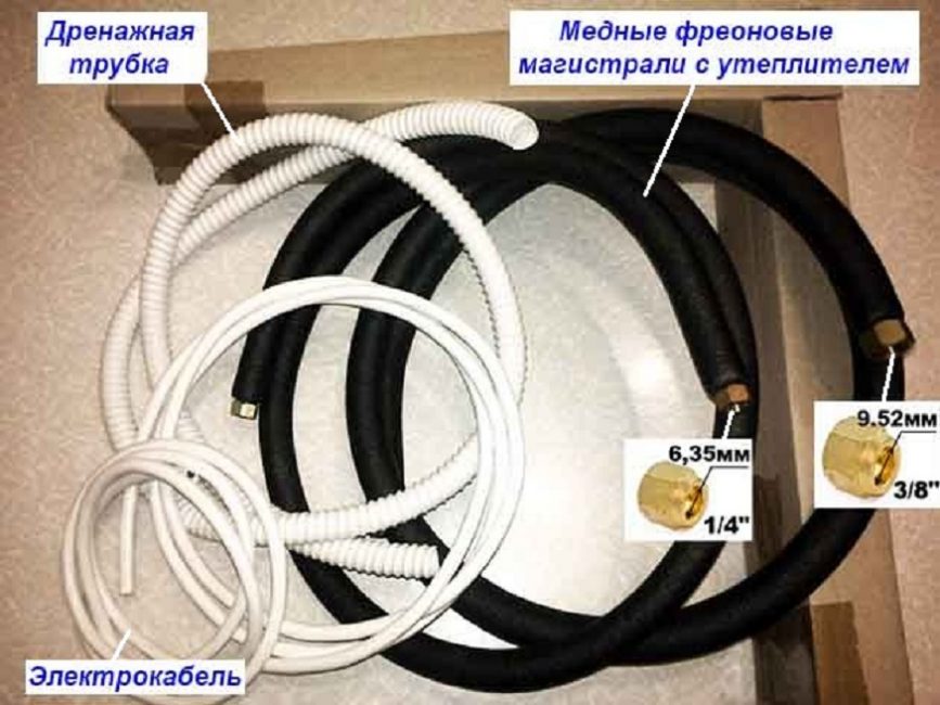 Набор трубочных изделий, для крепления