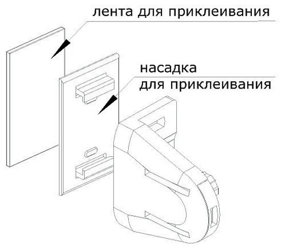 Специальные держатели рулонных штор для глухих окон