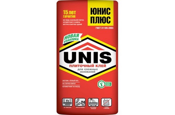 Плиточный клей Unis