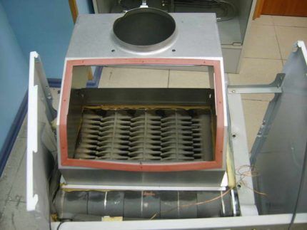 Теплообменник газового атмосферного котла Чугунный теплообменник