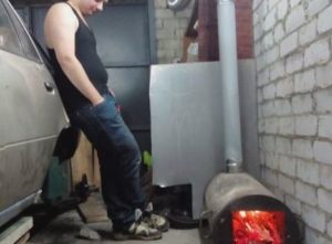 Как сделать буржуйку в гараж своими руками: чертежи и размеры