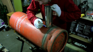 Печь в гараж из газового баллона: как сделать своими руками
