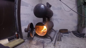 Печь в гараж из газового баллона: как сделать своими руками