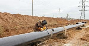 прокладка газопровода