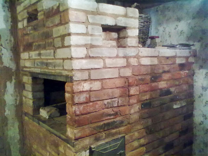 Печь из кирпича