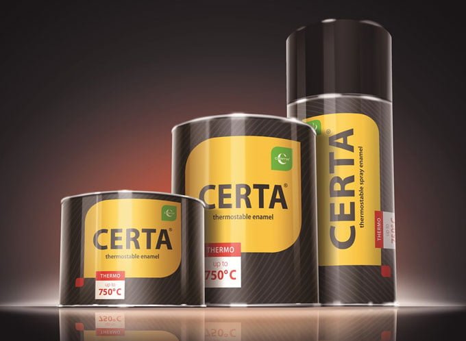 термостойкая краска certa