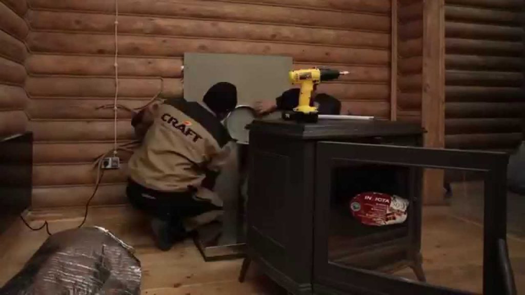 Монтаж сэндвич трубы через стену