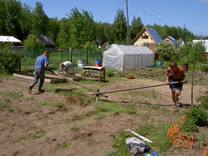 Закручивание сваи